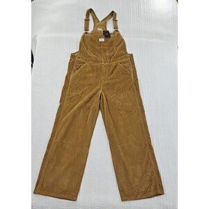 Levi's Premium Baggy Corduroy Women's Overalls Ermine Tan Women's XL NWT